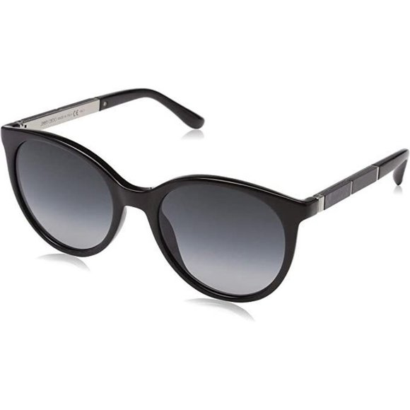 Jimmy Choo Accessories - Jimmy Choo Erie 807 Black Erie S Gradient Round Sunglasses Lens 54mm